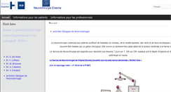 Desktop Screenshot of neuro-chirurgie.be